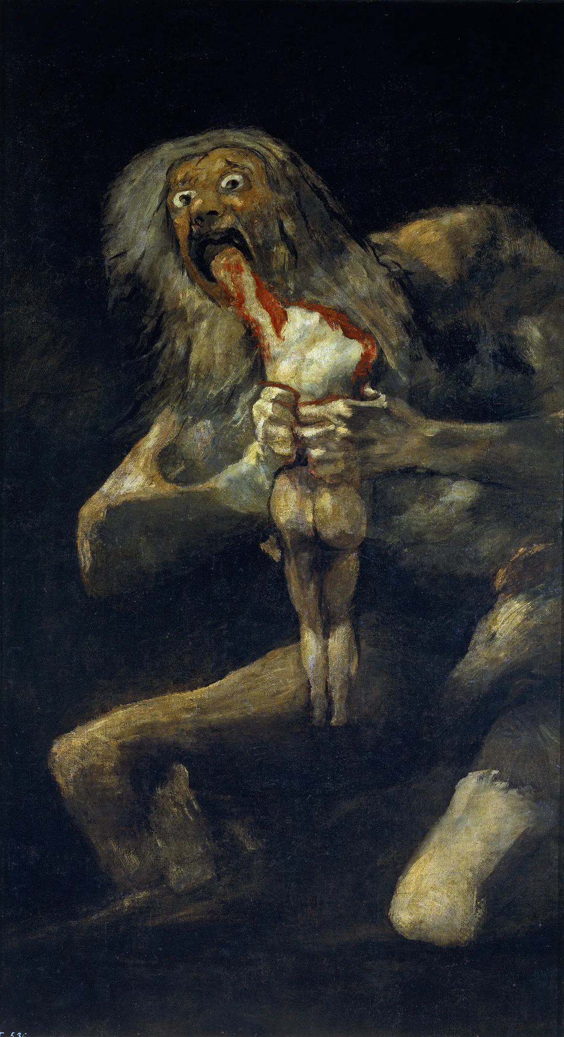 Saturno devorando a su hijo — Francisco de Goya